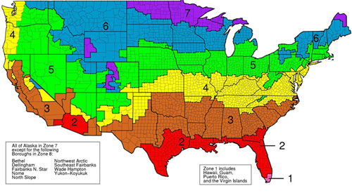 r-value insulation map based on climate in Alaska